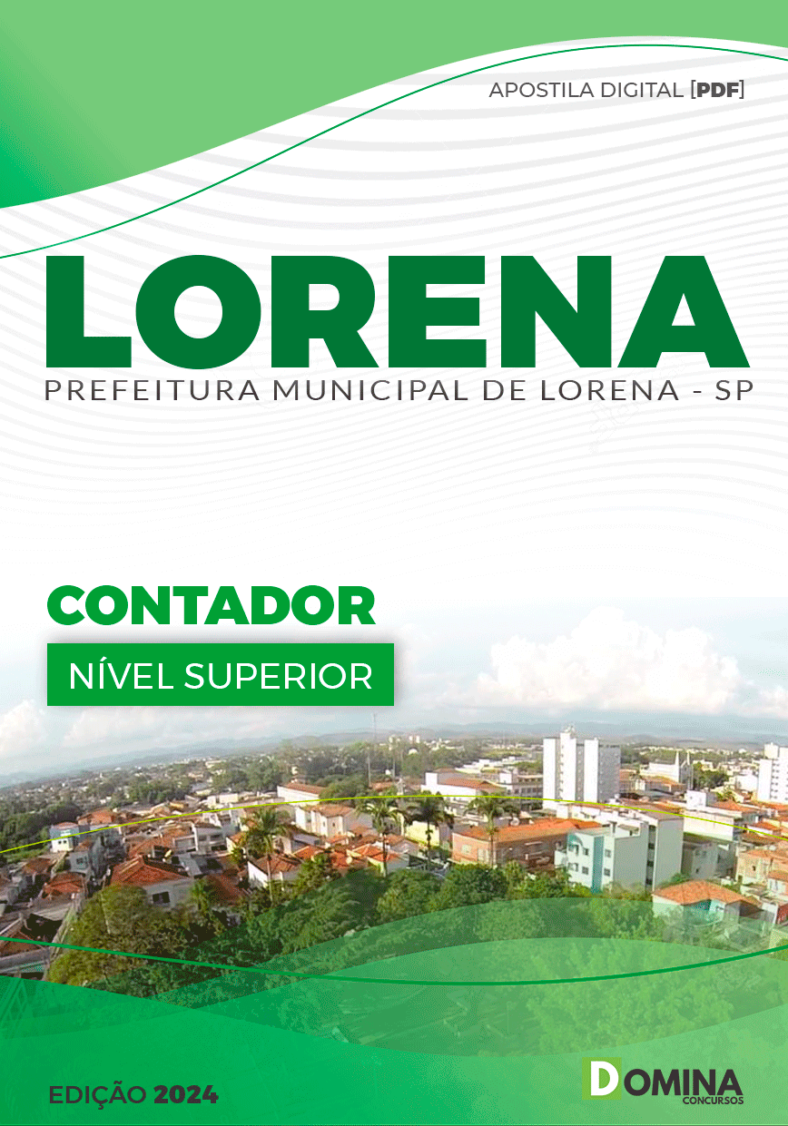 Apostila Pref Lorena SP 2024 Contador