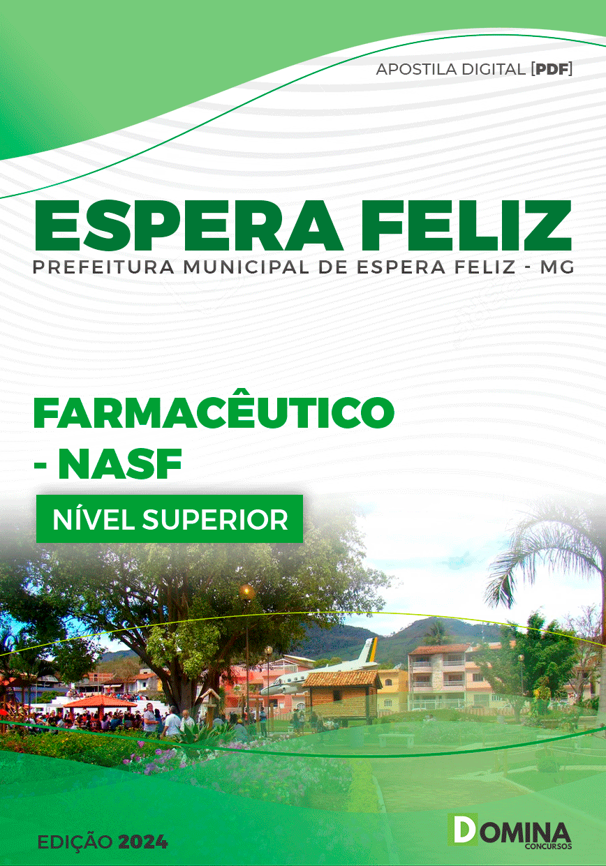 Apostila Pref Espera Feliz MG 2024 Farmacêutico NASF