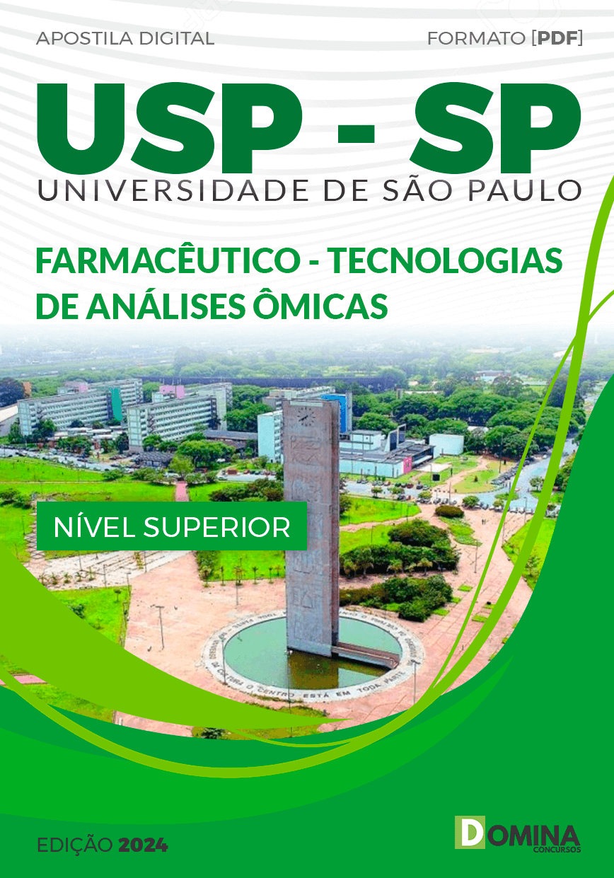 USP SP 2024 Farmacêutico Tecnologias de Análises Ômicas