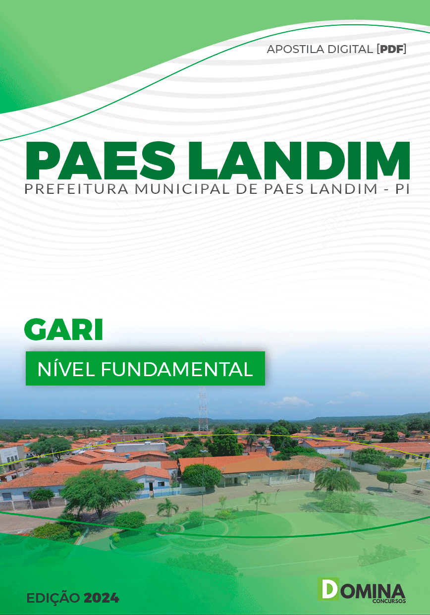 Apostila Pref Paes Landim PI 2024 Gari