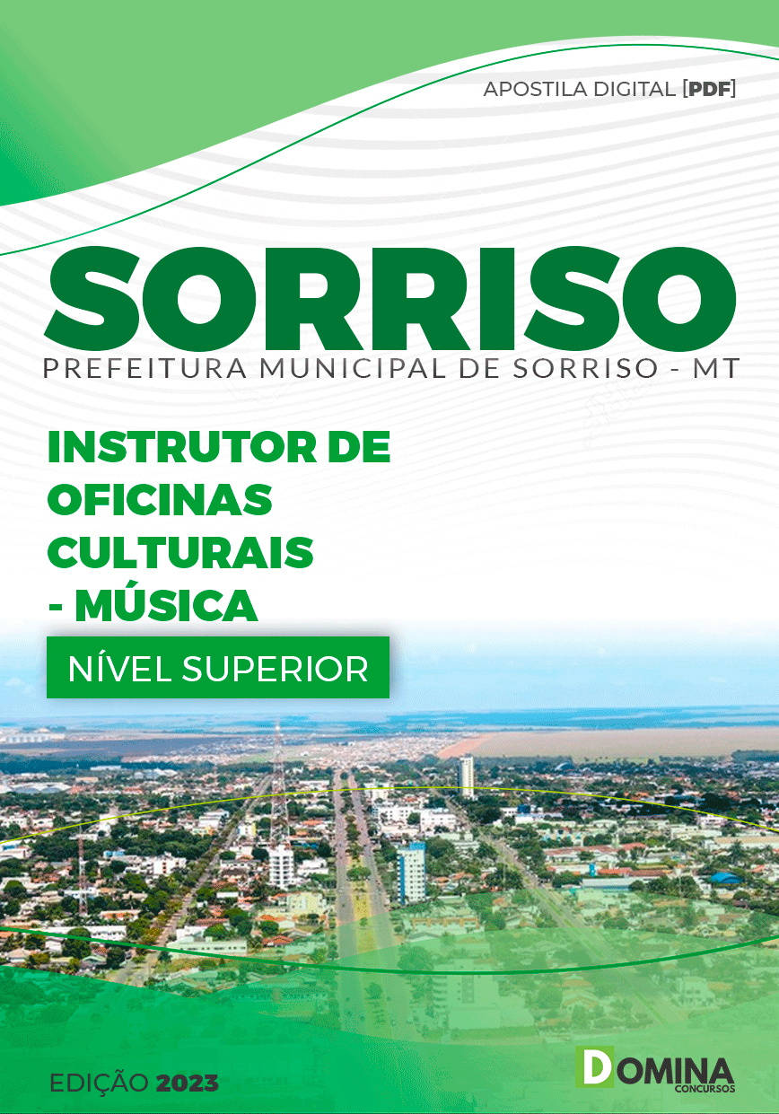 Apostila Seletivo Pref Sorriso MT 2024 Instrutor Música
