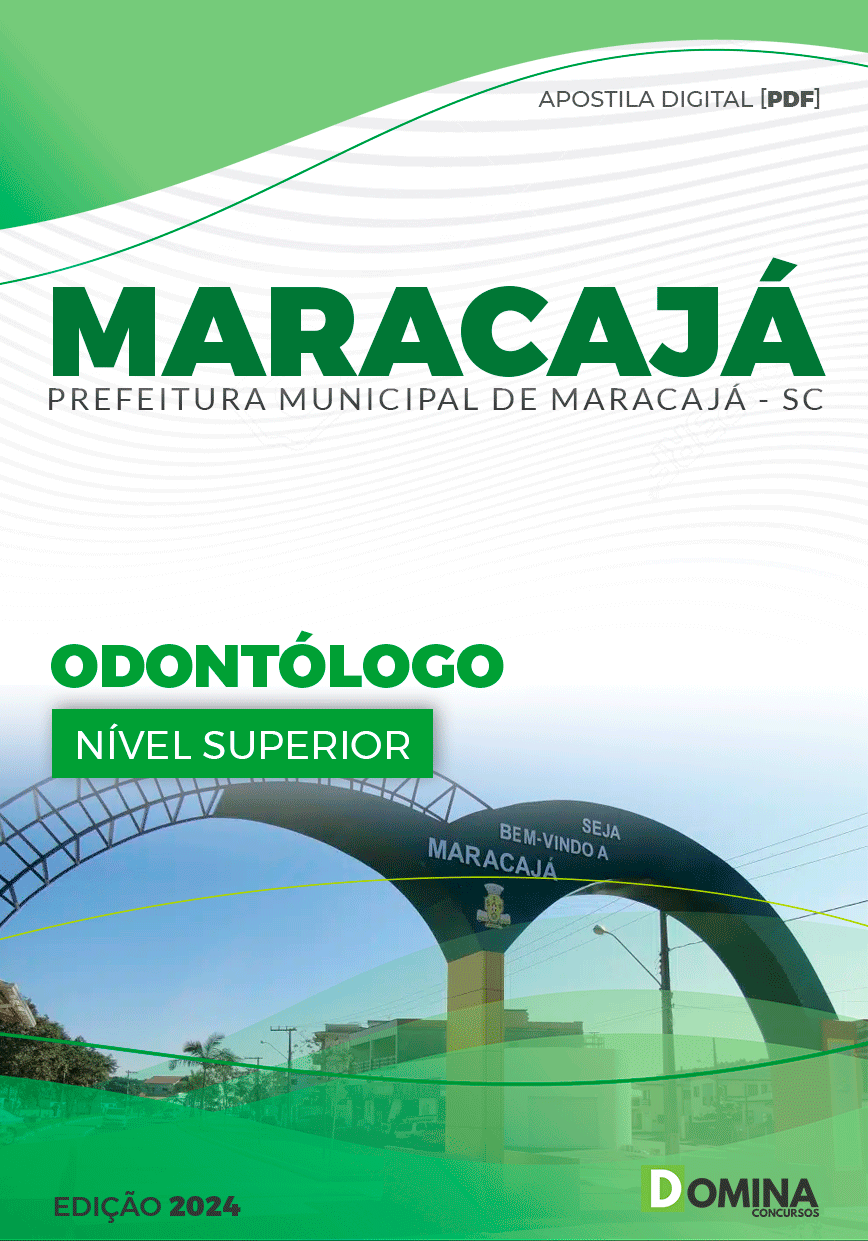 Apostila Concurso Pref Maracajá SC 2024 Odontólogo
