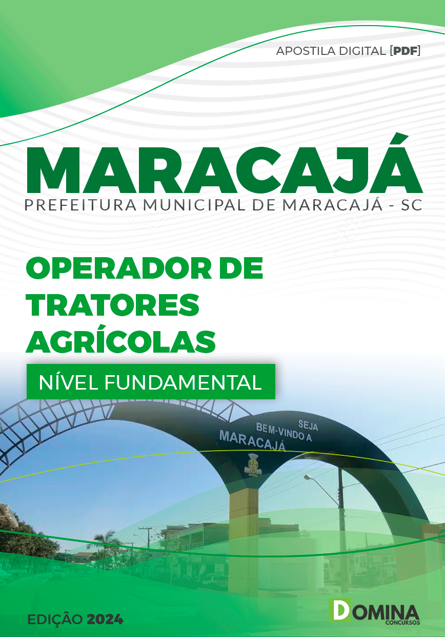 Apostila Pref Maracajá SC 2024 Operador Tratores Agrícolas