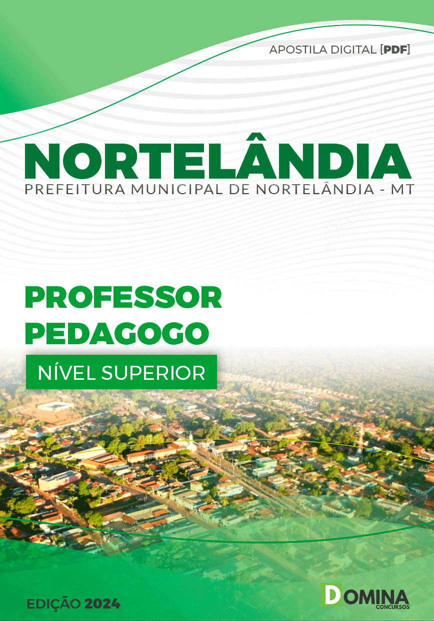 Apostila Pref Nortelândia MT 2024 Professor Pedagogo