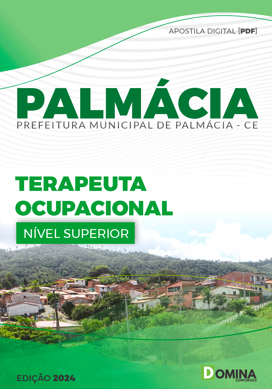 Apostila Concurso Pref Palmácia CE 2024 Terapeuta Ocupacional