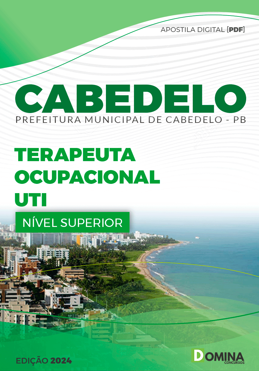 Apostila Pref Cabedelo PB 2024 Terapeuta Ocupacional UTI