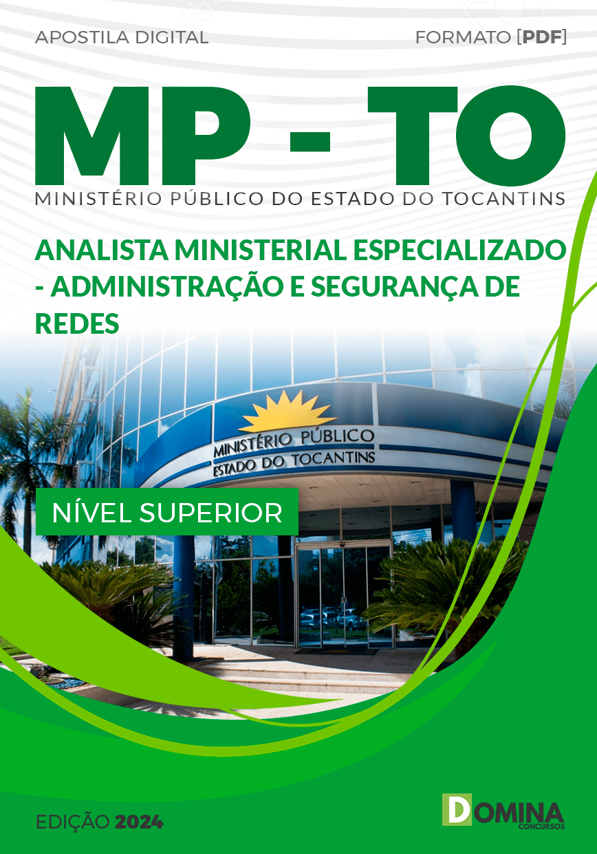 Apostila Concurso MP TO 2024 Administração Segurança Rede