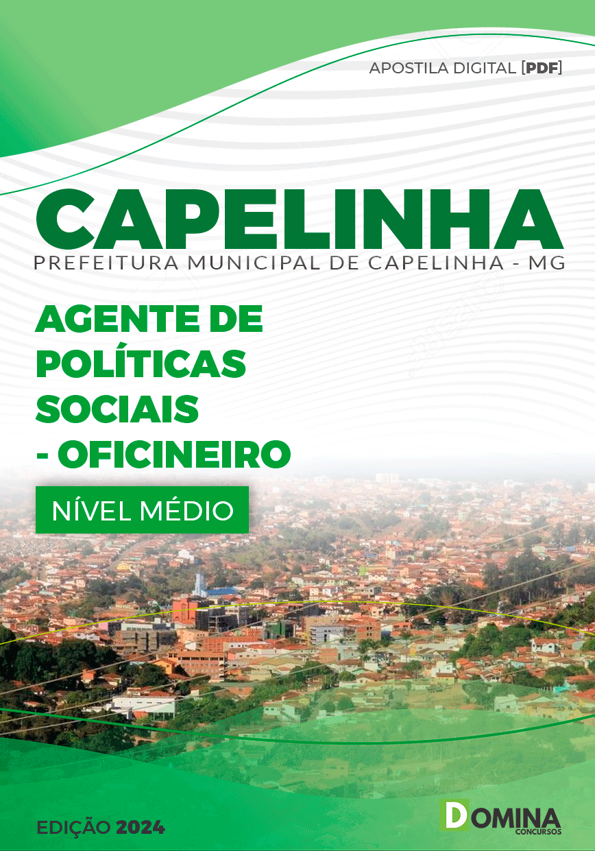 Apostila Pref Capelinha MG 2024 Oficineiro