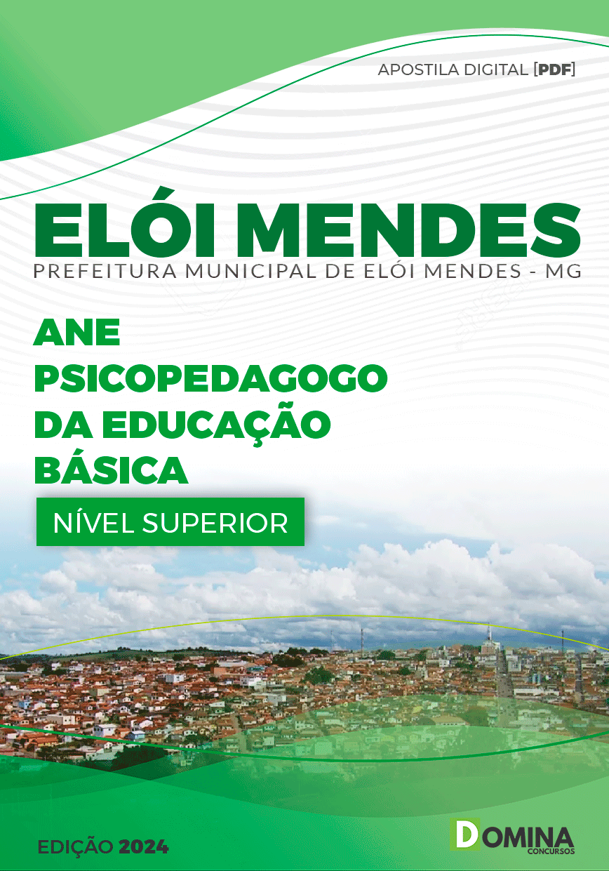 Apostila Pref Elói Mendes MG 2024 Psicopedagogo