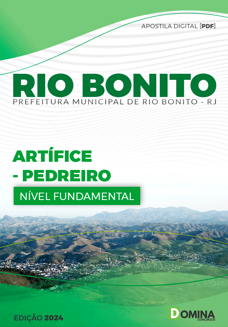 Apostila Pref Rio Bonito RJ 2024 Pedreiro
