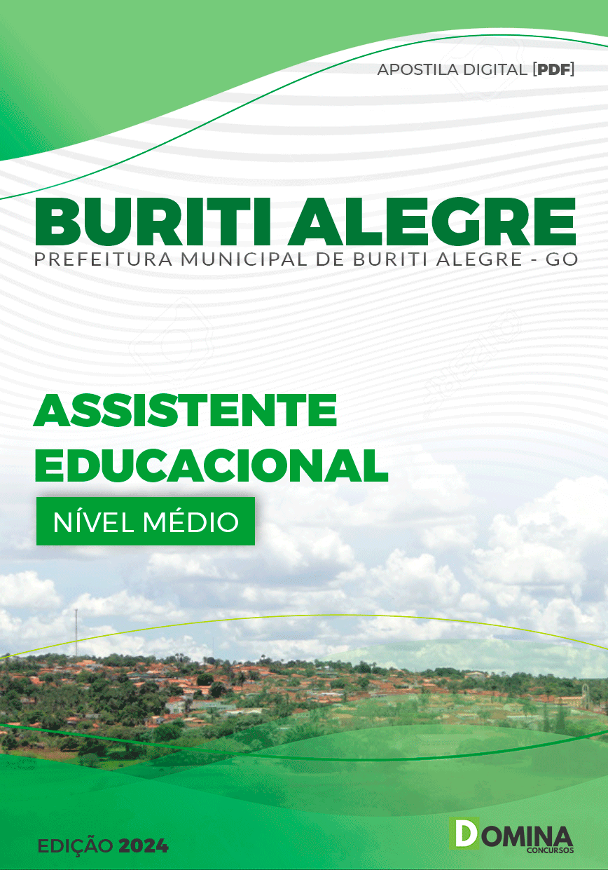 Apostila Pref Buriti Alegre GO 2024 Assistente Educacional