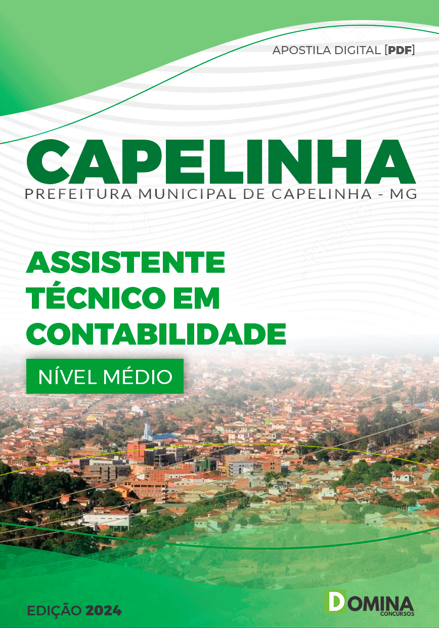 Apostila Pref Capelinha MG 2024 TMN Técnico Contabilidade