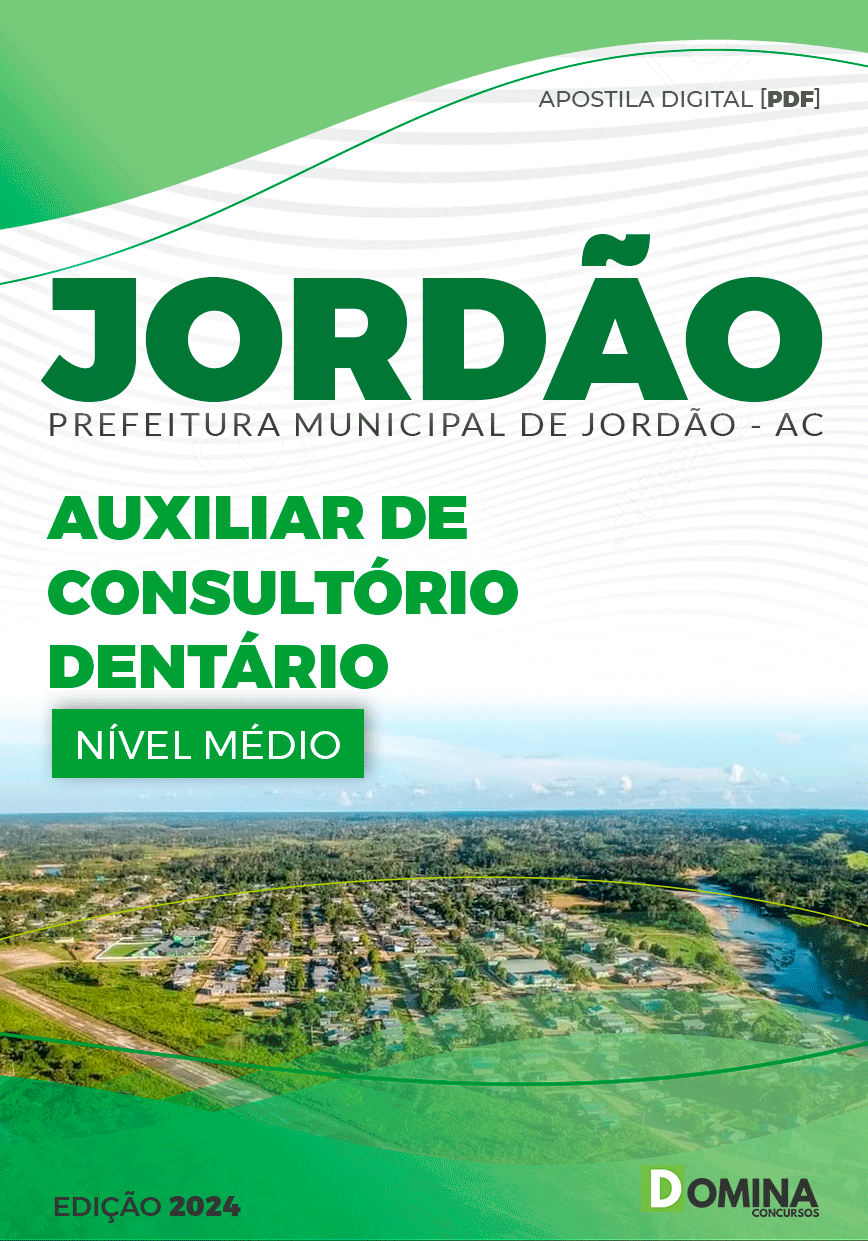 Apostila Pref Jordão AC 2024 Auxiliar de Consultório Dentário