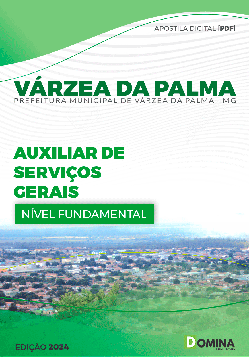 Pref Várzea da Palma MG 2024 Auxiliar de Serviços Gerais