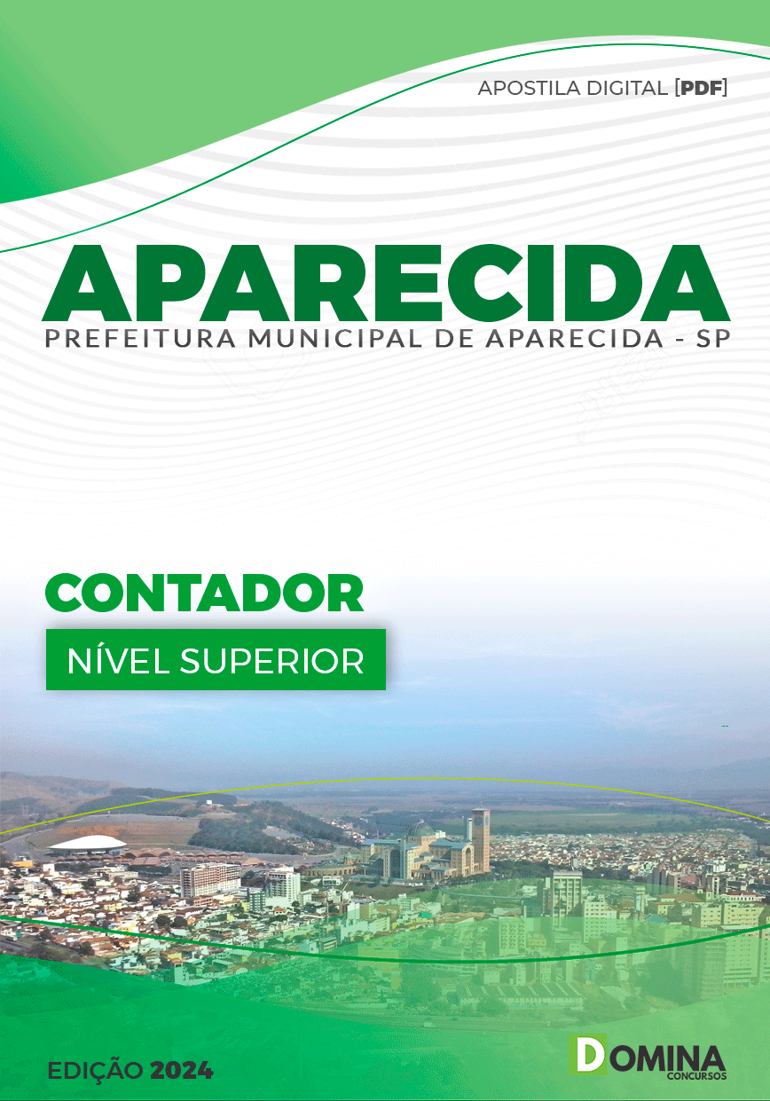 Apostila Pref Aparecida SP 2024 Contador