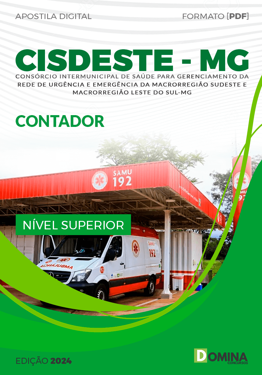 Apostila Concurso CISDESTE MG 2024 Contador