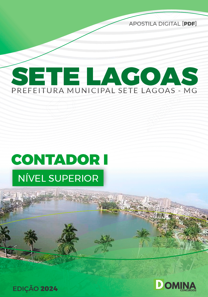 Apostila Pref Sete Lagoas MG 2024 Contador I