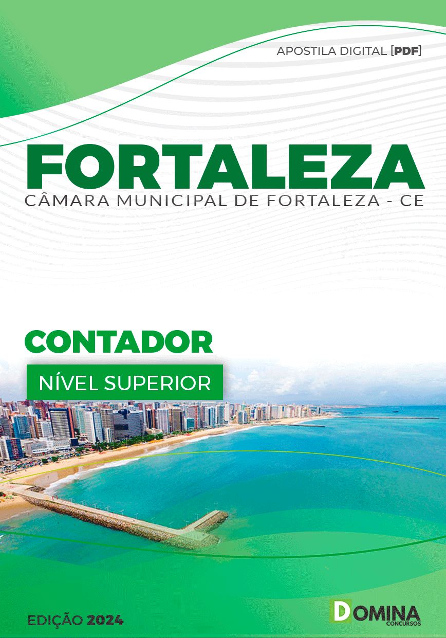 Apostila Câmara Fortaleza CE 2024 Contador