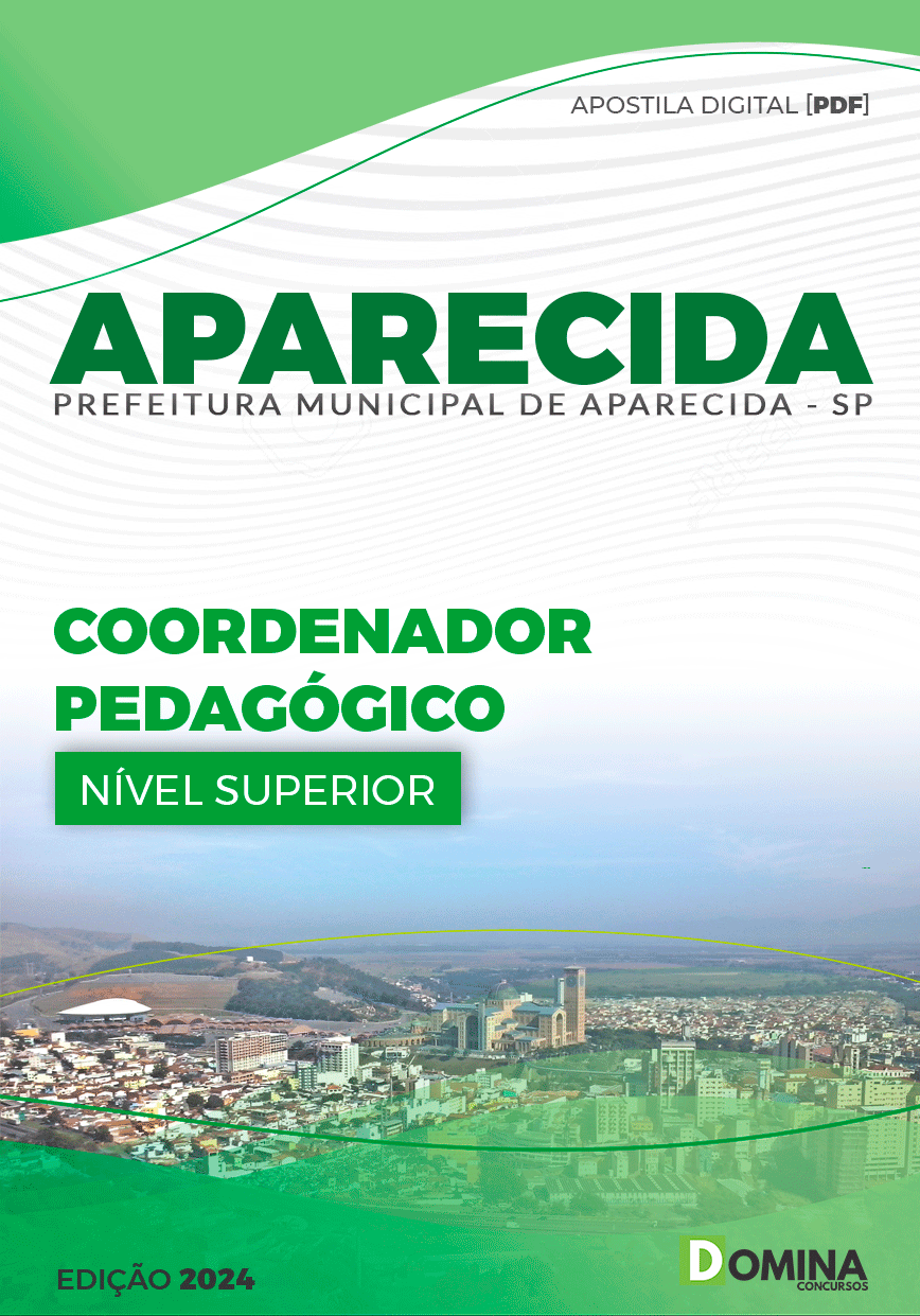 Apostila Pref Aparecida SP 2024 Coordenador Pedagógico