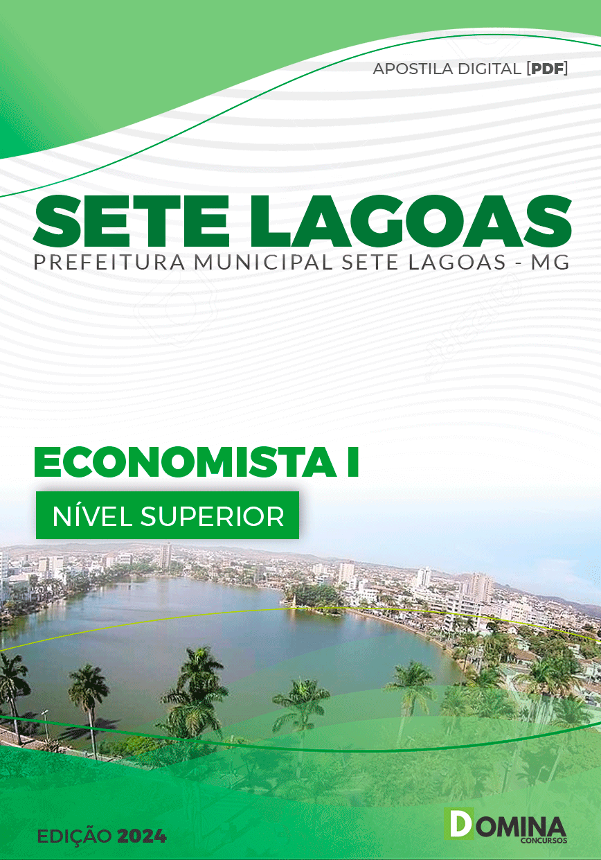 Apostila Pref Sete Lagoas MG 2024 Economista I