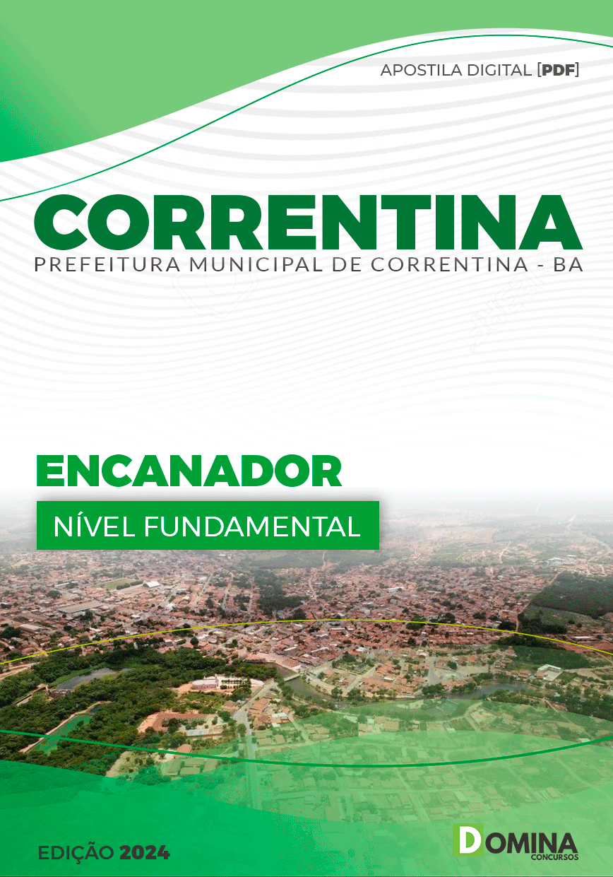 Apostila Pref Correntina BA 2024 Encanador