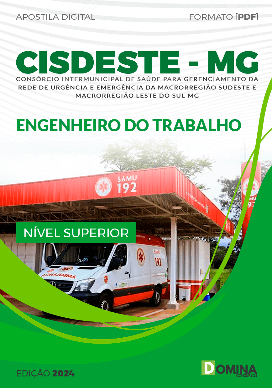 Apostila Concurso CISDESTE MG 2024 Engenheiro Trabalho