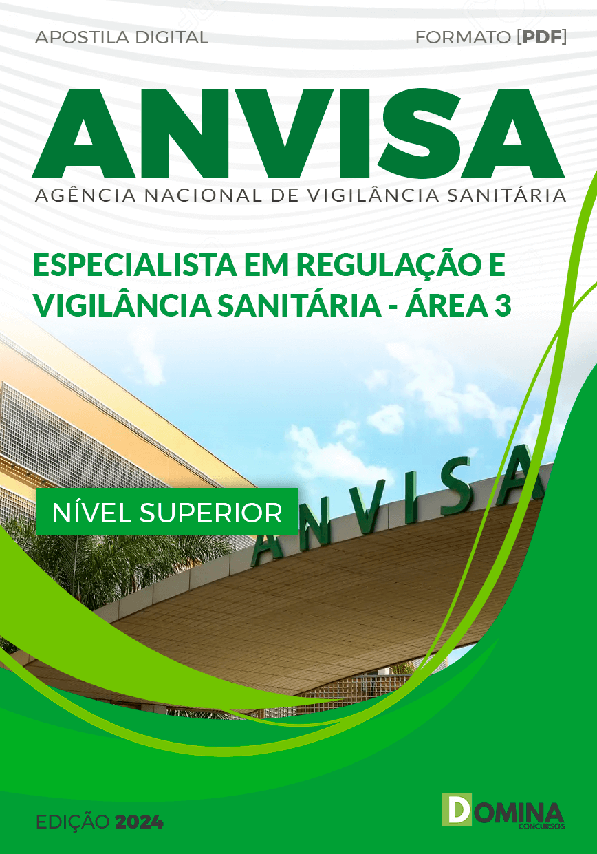 Anvisa 2024 Especialista Em Regulação De Vigilância Sanitária 3 