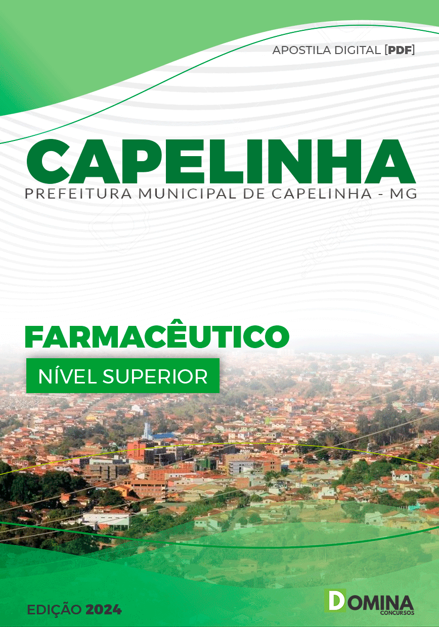 Apostila Pref Capelinha MG 2024 Farmacêutico Saúde