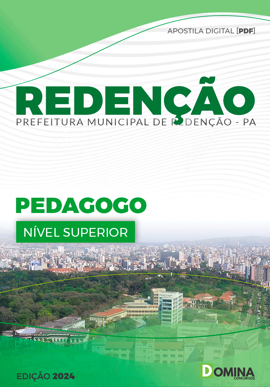 Apostila Pref Redenção PA 2024 Pedagogo