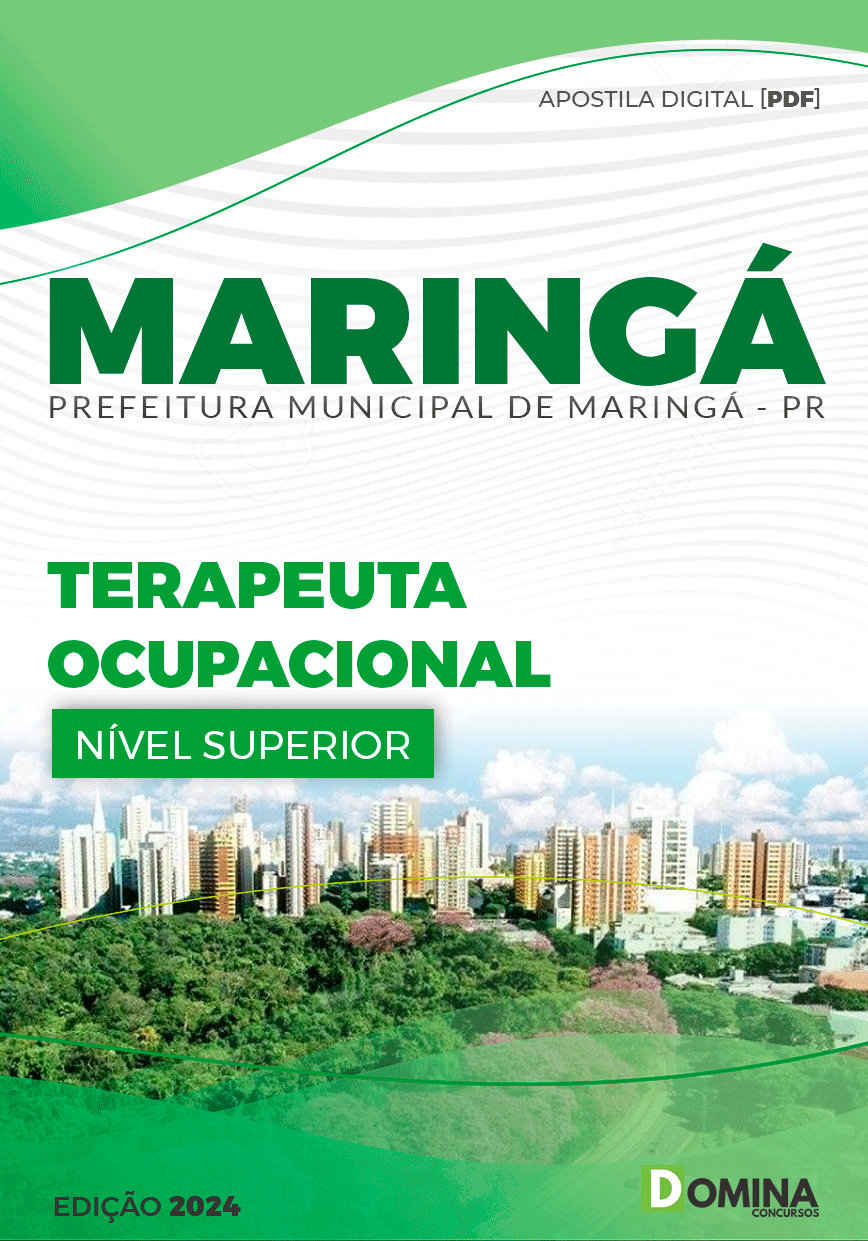 Apostila Pref Maringá PR 2024 Terapeuta Ocupacional