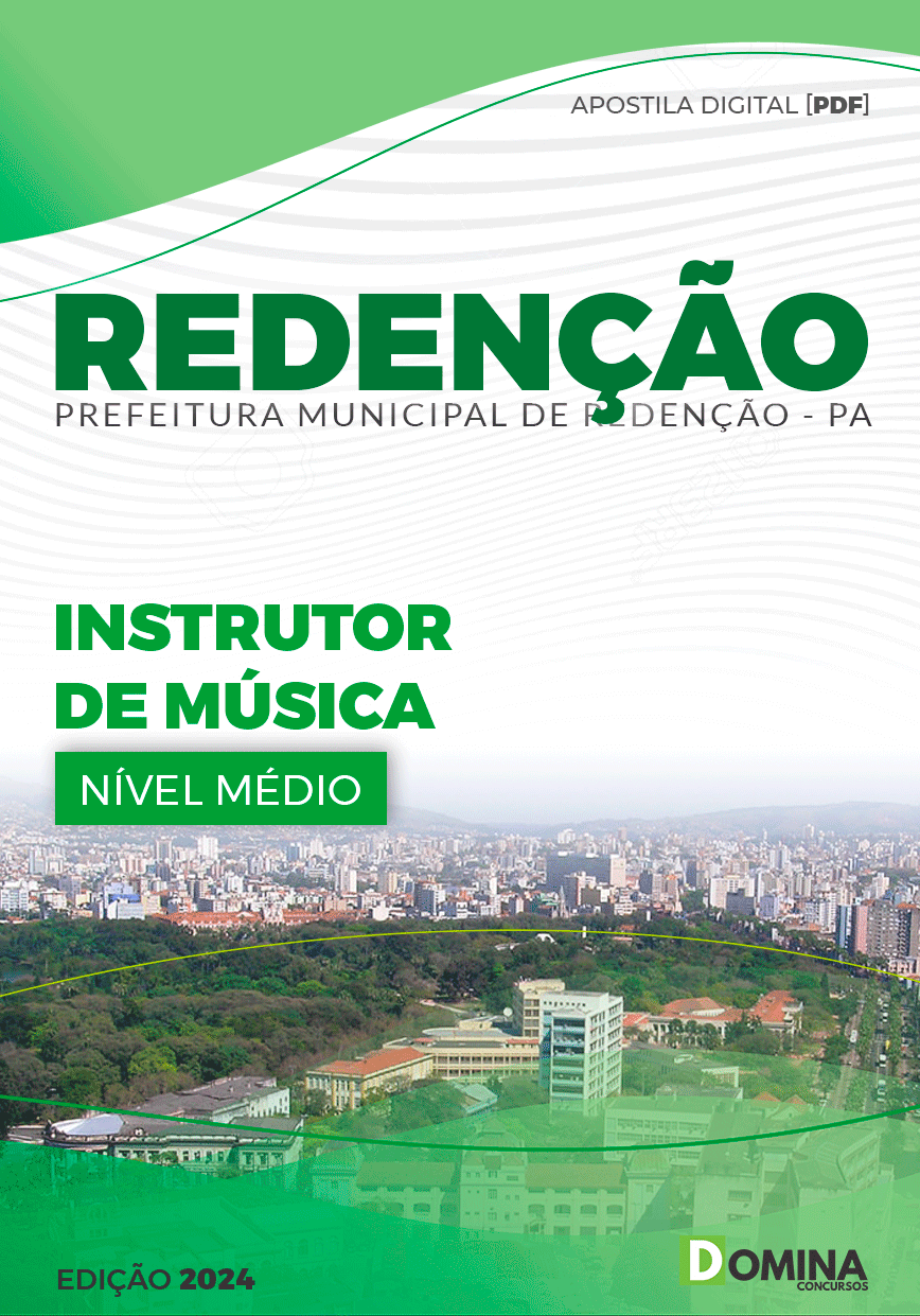 Apostila Pref Redenção PA 2024 Instrutor Música