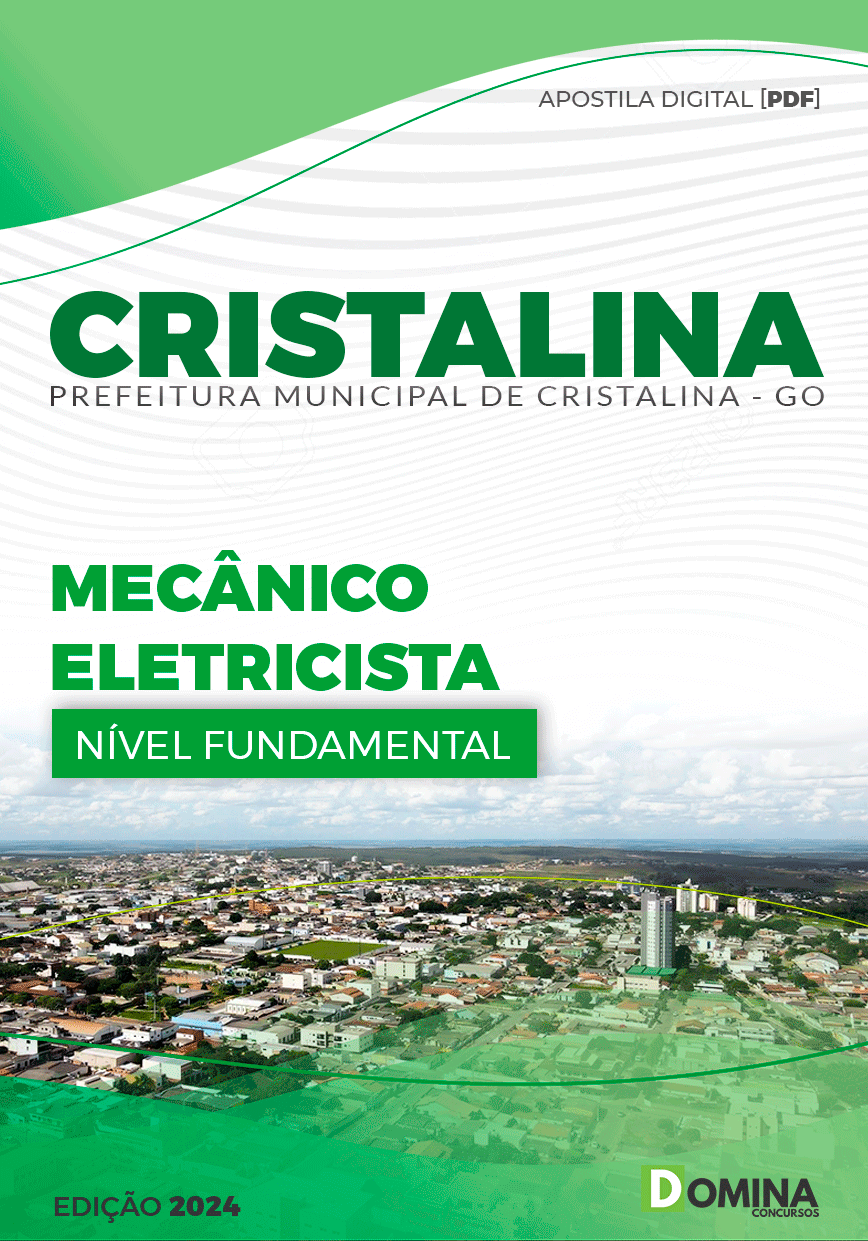Apostila Pref Cristalina GO 2024 Mecânico Eletricista