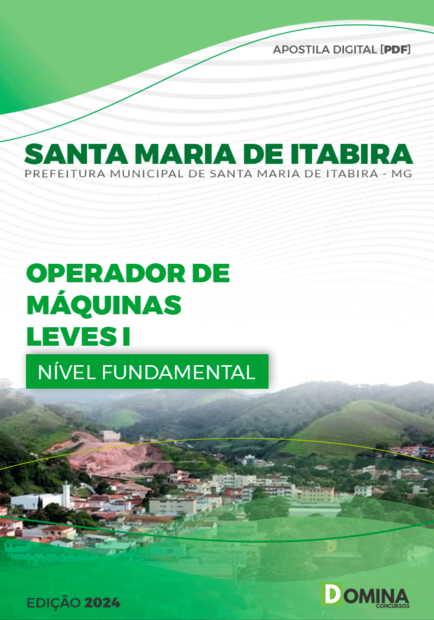 Pref Santa Maria Itabira MG 2024 Operador de Máquinas Leves