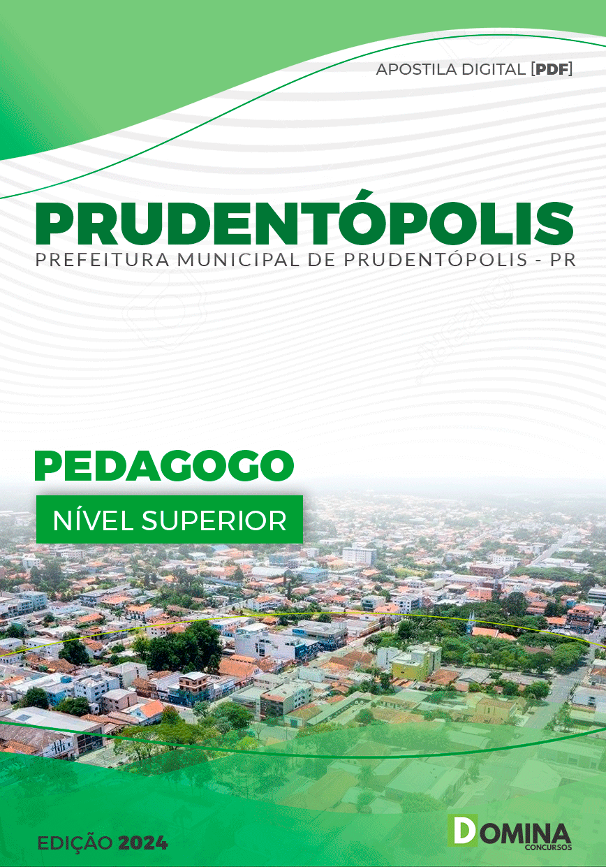 Apostila Pref Prudentópolis PR 2024 Pedagogo