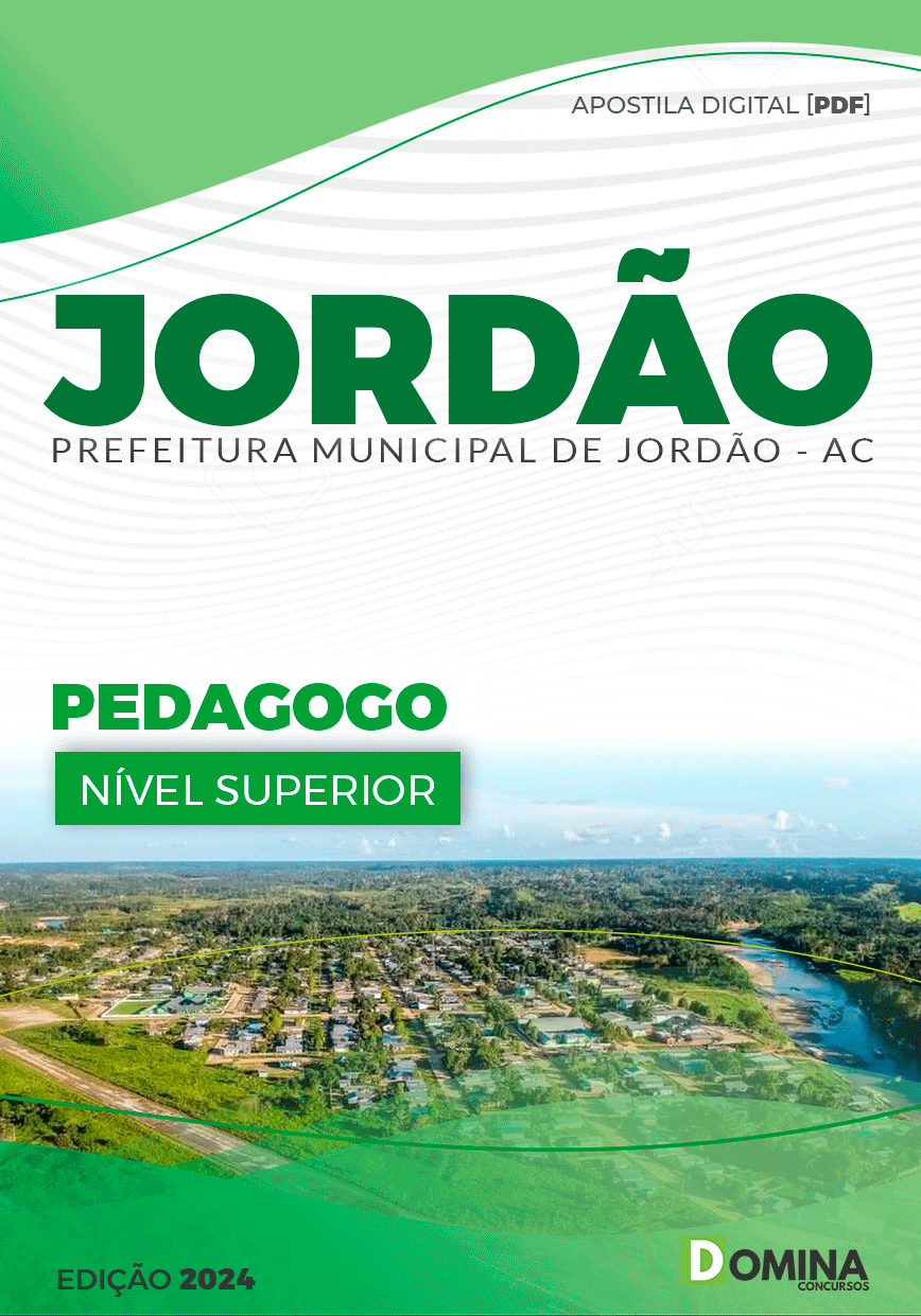 Apostila Pref Jordão AC 2024 Pedagogo