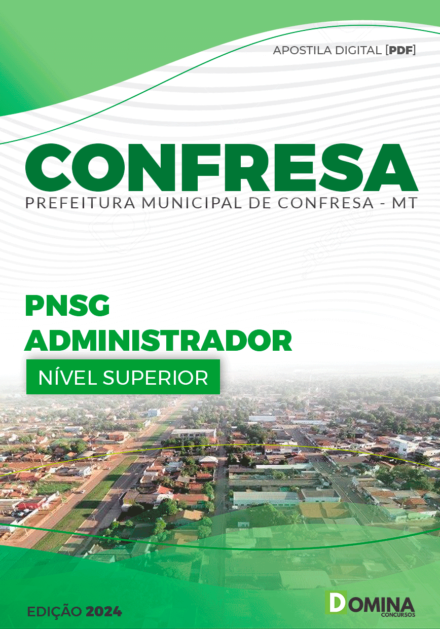 Apostila Pref Confresa MT 2024 Administrador