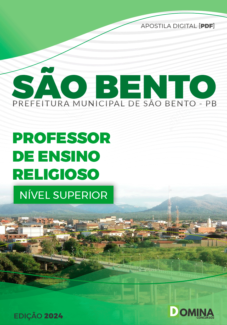 Apostila Pref São Bento PB 2024 Professor de Ensino Religioso