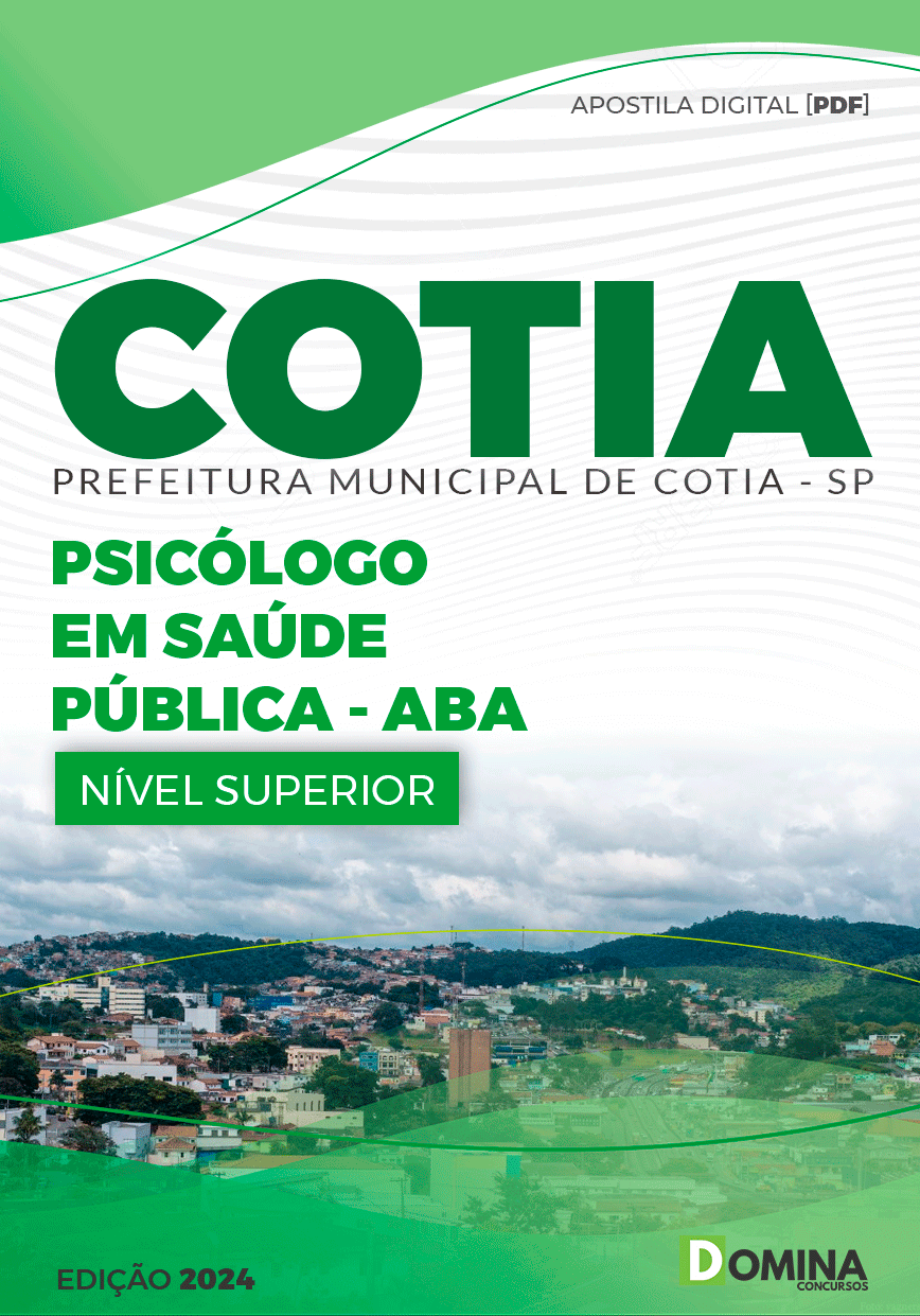 Apostila Concurso Pref Cotia SP 2024 Psicólogo