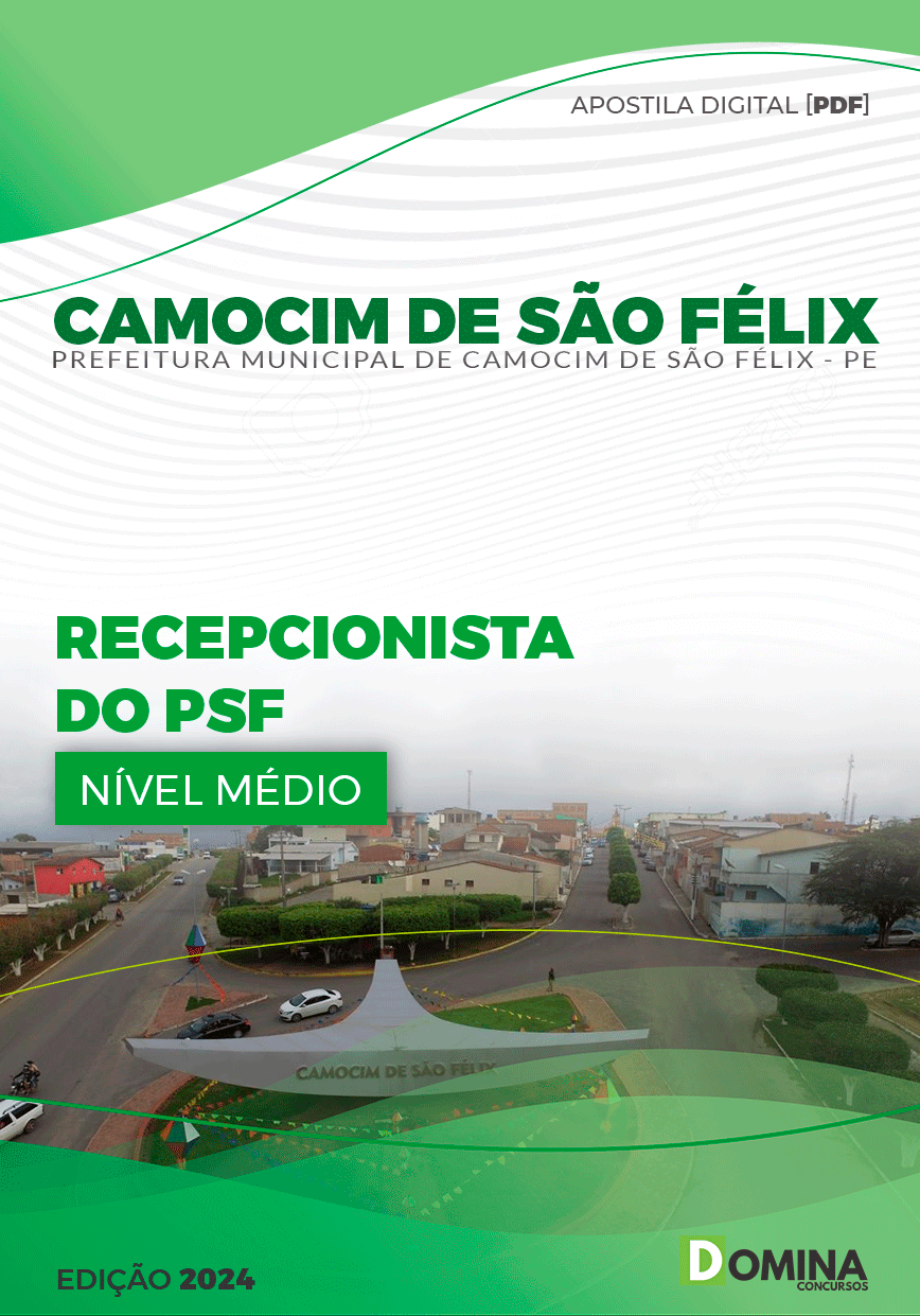 Pref Camocim São Félix PE 2024 Recepcionista PSF