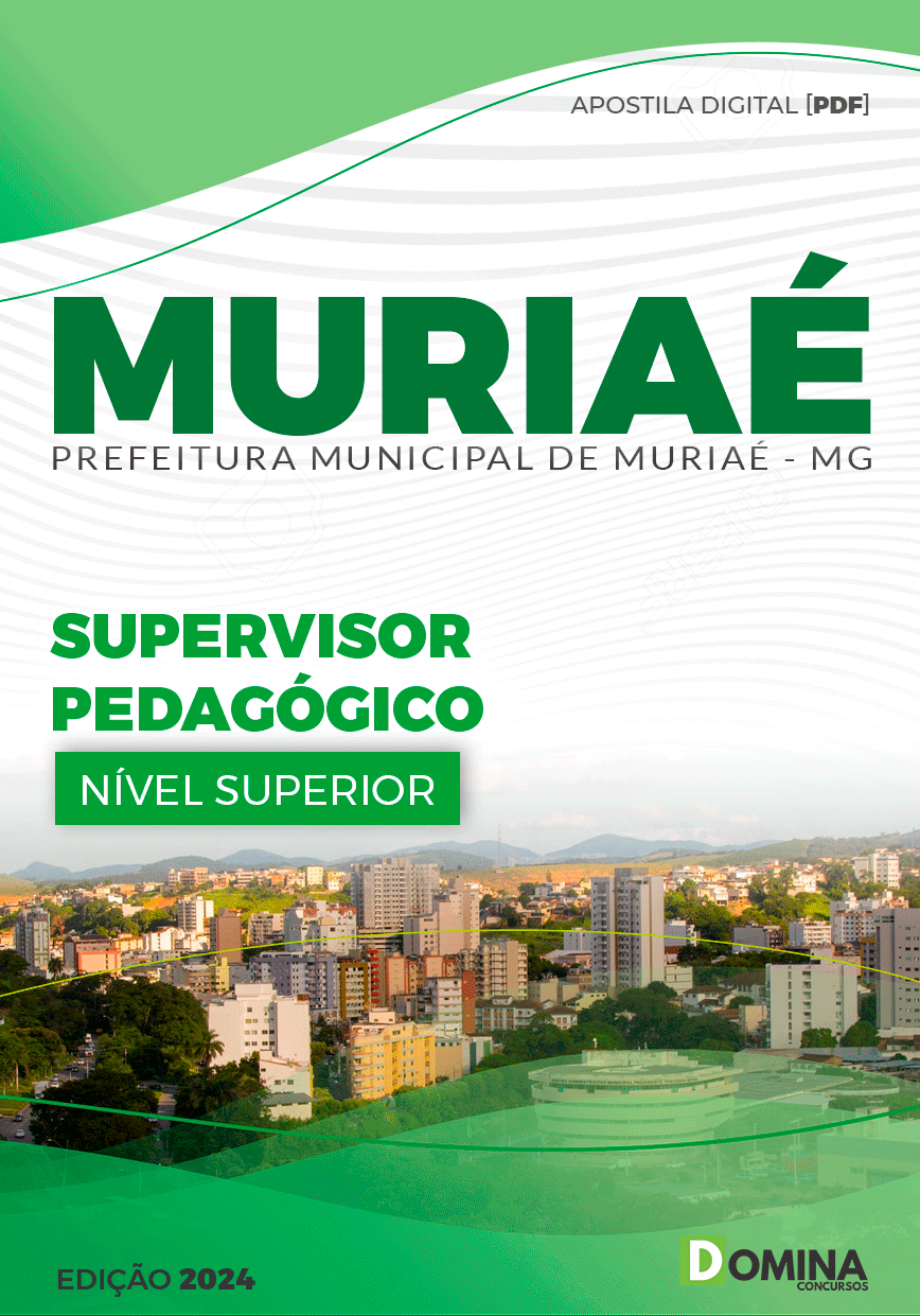 Apostila Pref Muriaé MG 2024 Supervisor Pedagogo