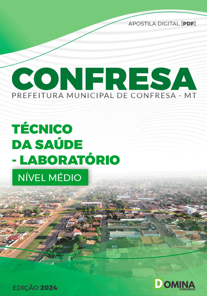 Apostila Pref Confresa MT 2024 Técnico de Laboratório