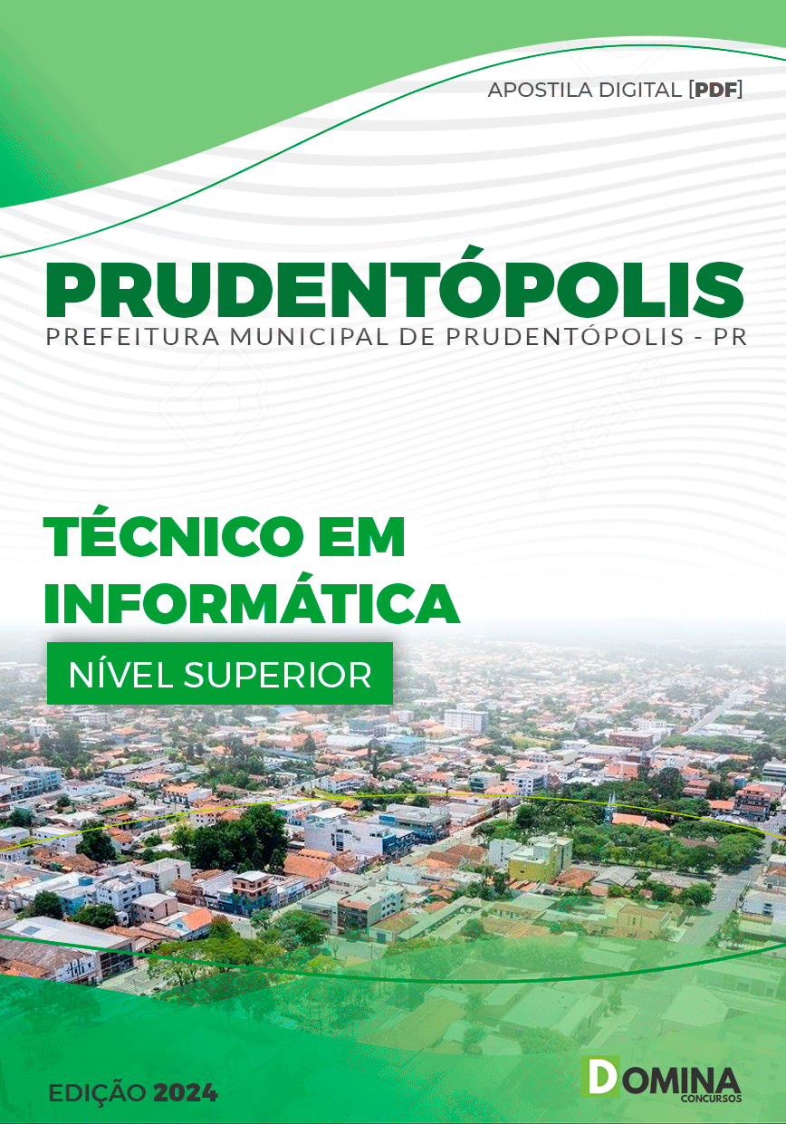 Apostila Pref Prudentópolis PR 2024 Técnico Informática