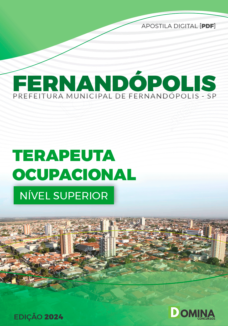 Apostila Pref Fernandópolis SP 2024 Terapeuta Ocupacional