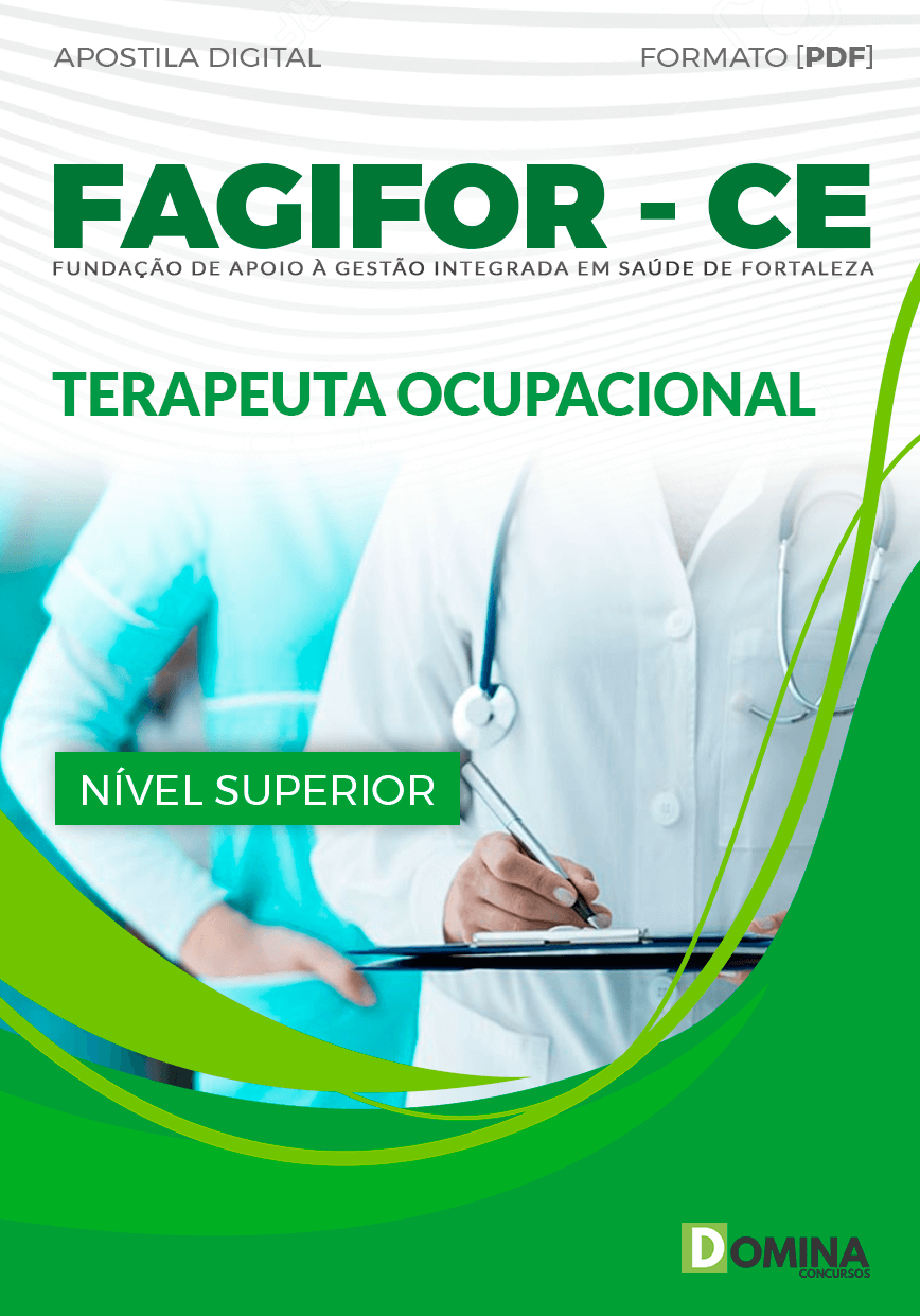 Apostila Concurso FAGIFOR CE 2024 Terapeuta Ocupacional