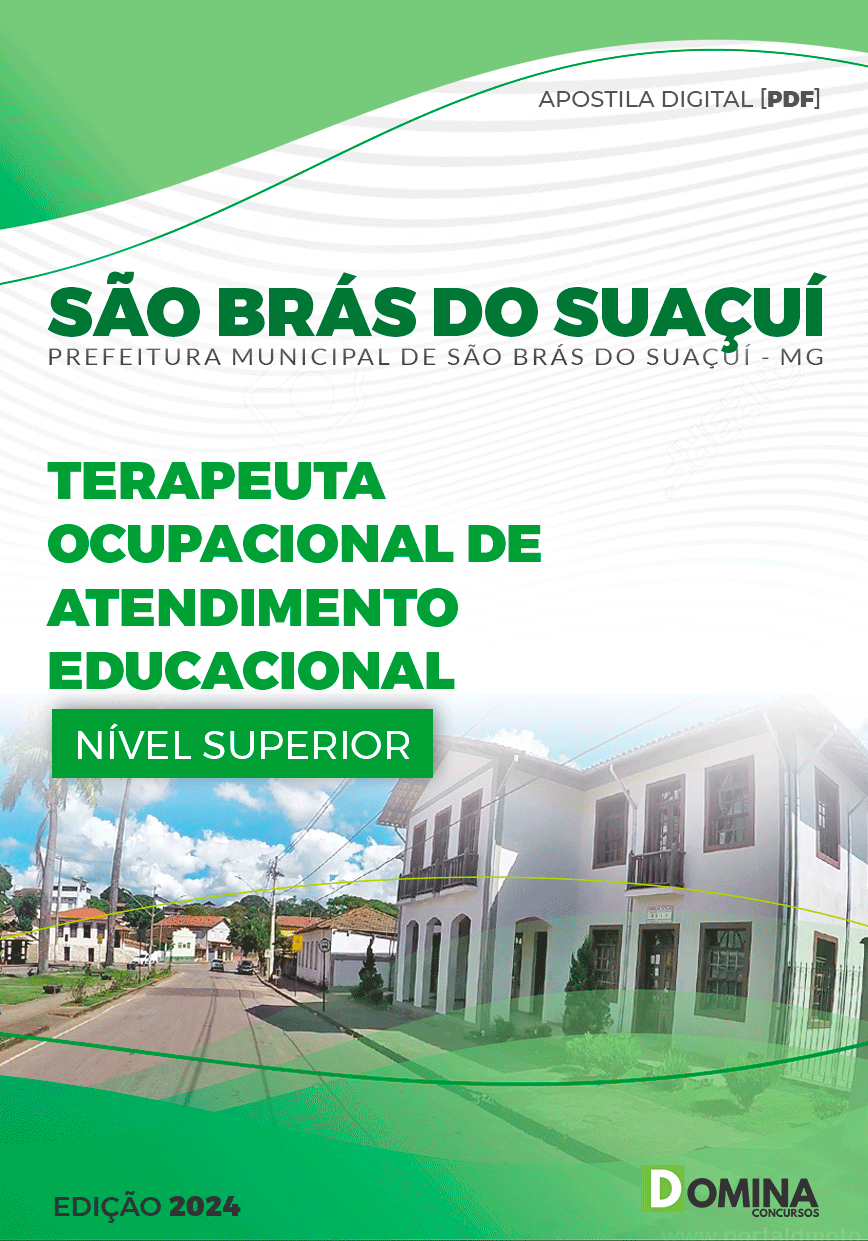 Apostila Pref São Brás do Suaçuí MG 2024 Terapeuta Ocupacional