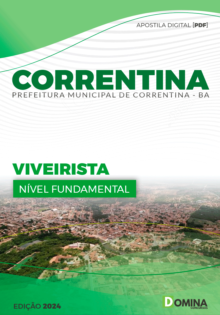 Apostila Pref Correntina BA 2024 Viveirista
