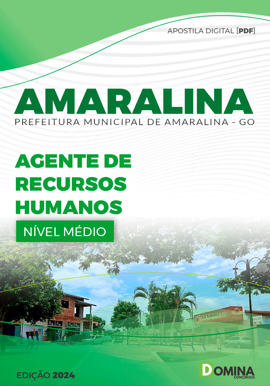 Apostila Pref Amaralina GO 2024 Agente de Recursos Humanos