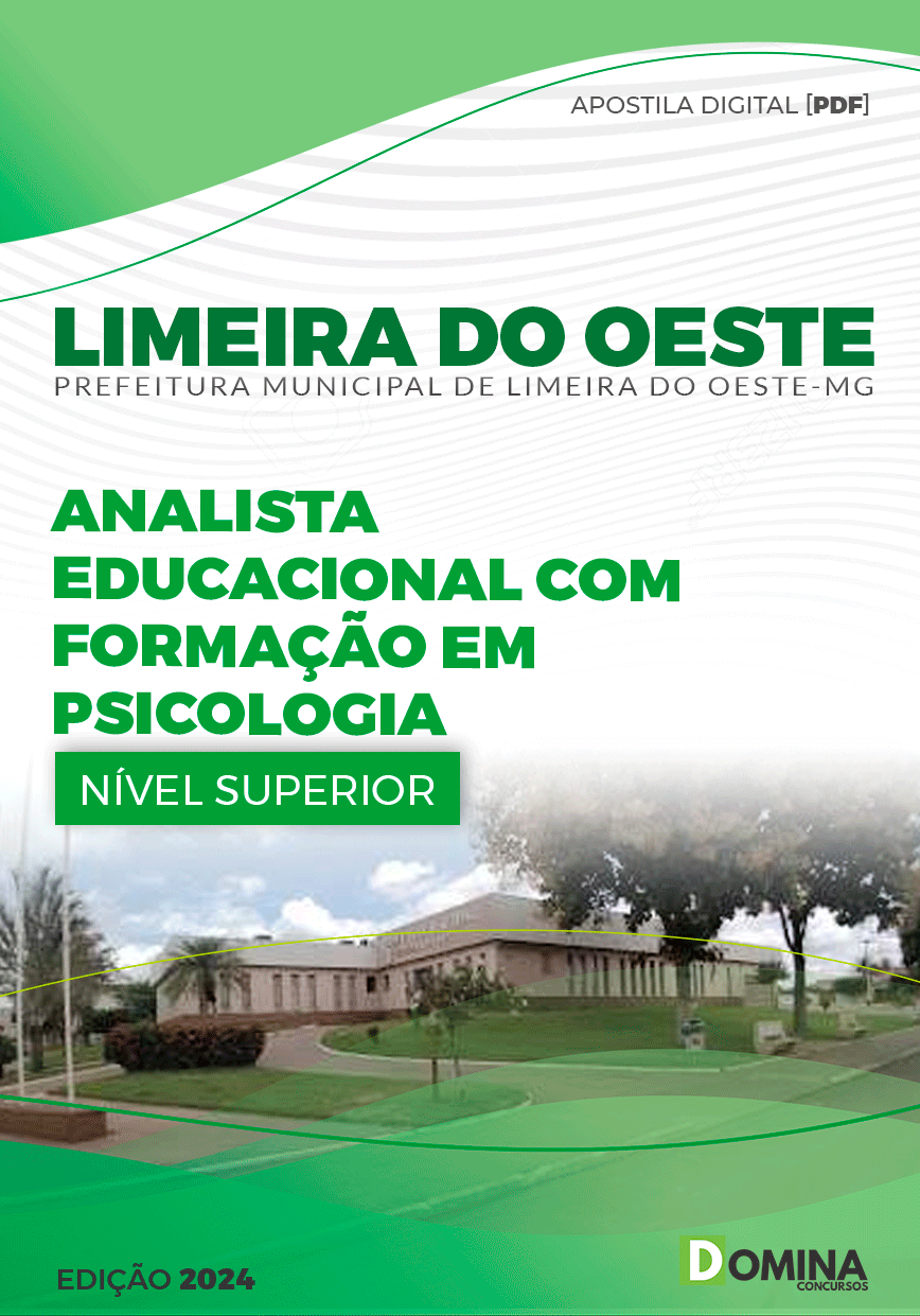 Apostila Pref Limeira do Oeste MG 2024 Psicologia