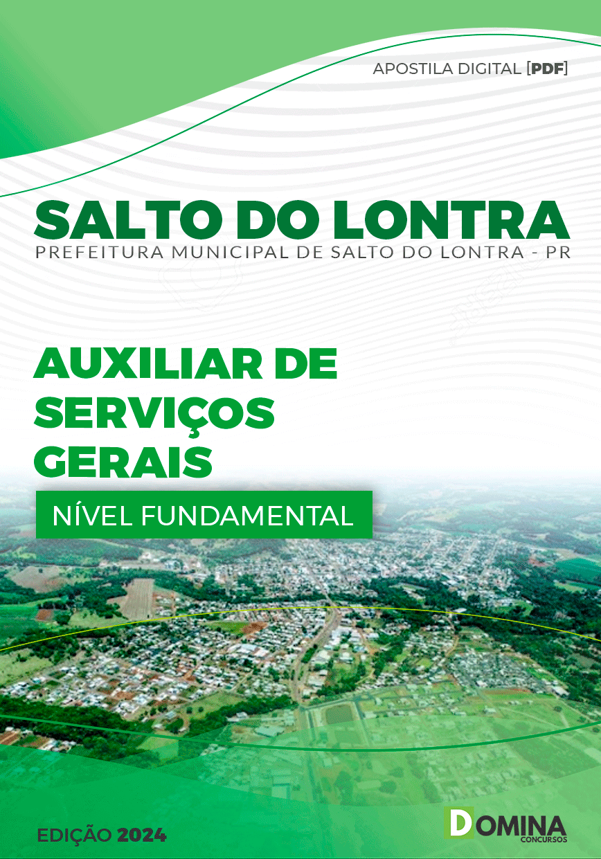 Apostila Pref Salto do Lontra PR 2024 Auxiliar Serviços Gerais