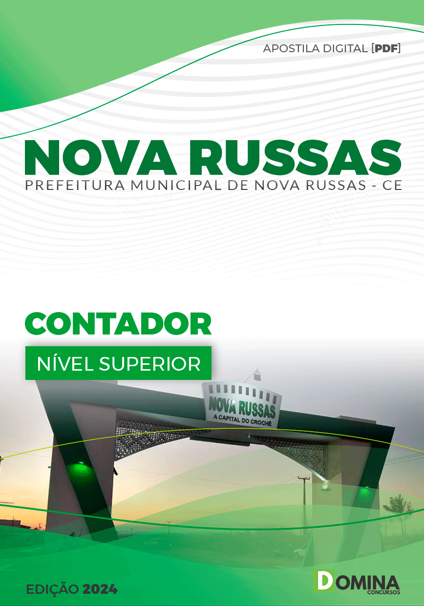 Apostila Pref Nova Russas CE 2024 Contador